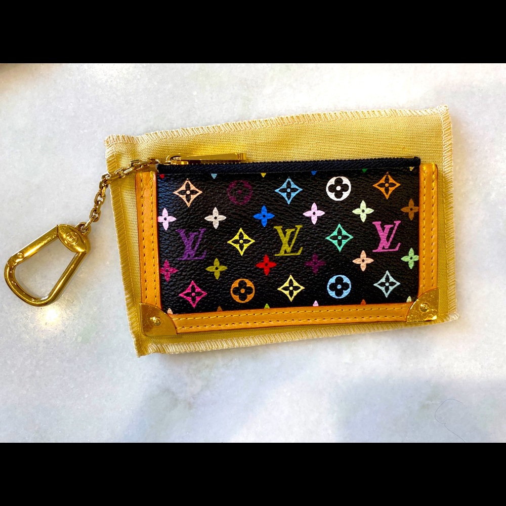 Louis Vuitton multicolor coin pouch